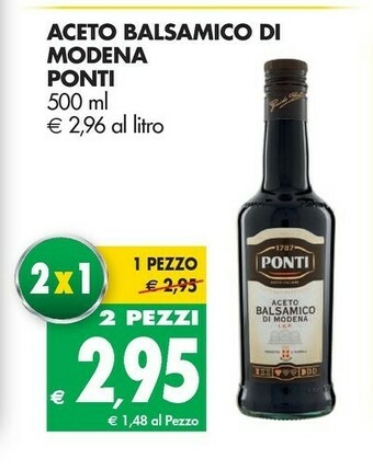 Tigros Ponti Aceto Balsamico Di Modena offerta