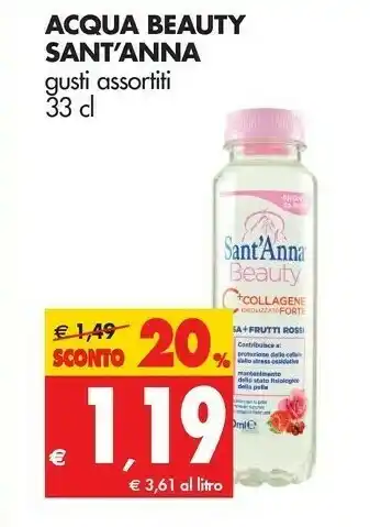 Tigros Sant'anna Acqua Beauty offerta
