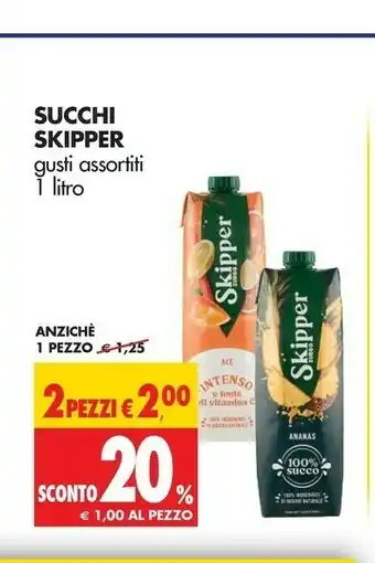 Tigros Skipper Succhi offerta