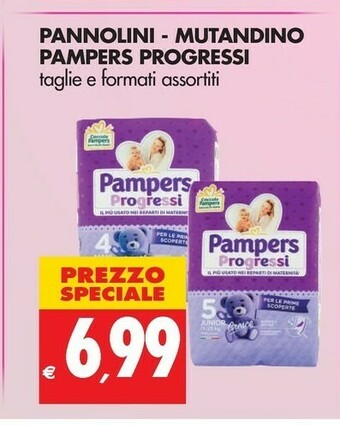 Tigros Pampers Pannolini Mutandino Progressi offerta