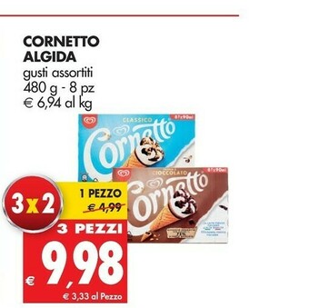 Tigros Algida Cornetto offerta