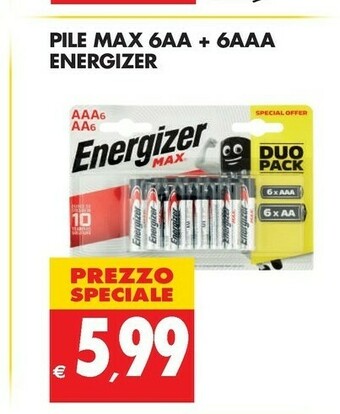 Energizer Pile Max 6aa+6aaa