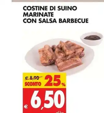 Tigros Tigros Costine Di Suino Marinate Con Salsa Barbecue offerta