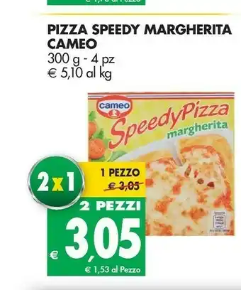 Tigros Cameo Speedy Pizza Margherita 300 G(ml) offerta