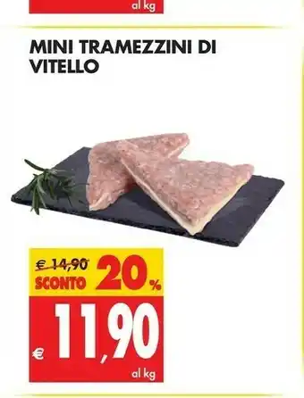 Tigros Tigros Mini Tramezzini Di Vitello offerta
