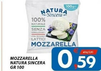 Vivo Supermercati Natura sincera Mozzarella offerta