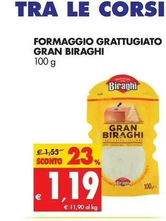 Tigros Biraghi Gran Grattugiato Fresco offerta