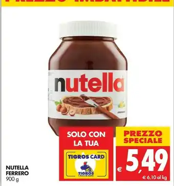 Tigros Ferrero Nutella B-ready offerta
