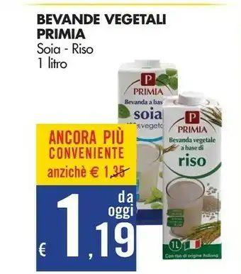 Tigros Primia Bevanda A Base Di Soia 100% Vegetale offerta