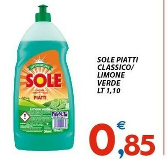 Vivo Supermercati Sole Detersivo piatti offerta
