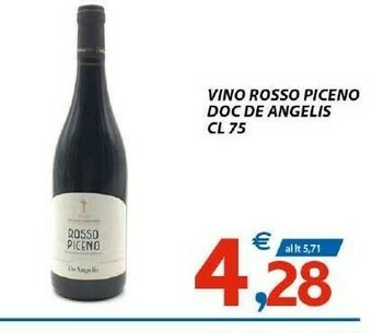 Vivo Supermercati De angelis Vino rosso offerta