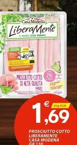 Vivo Supermercati Casa Modena Prosciutto cotto offerta