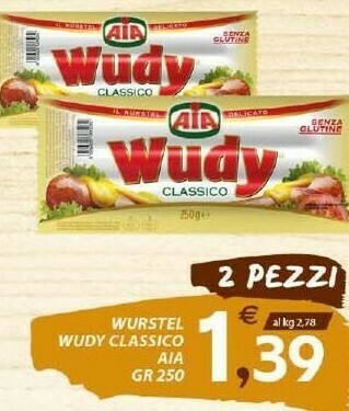 Vivo Supermercati Aia Wurstel offerta