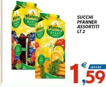 Vivo Supermercati Pfanner Succhi di frutta offerta