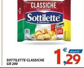 Vivo Supermercati Sottilette offerta
