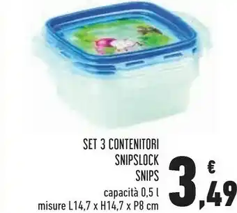 Snips Contenitori per alimenti