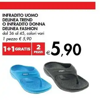 Bennet Delinea Fashion Infradito Uomo Delinea Trend / Infradito Donna offerta