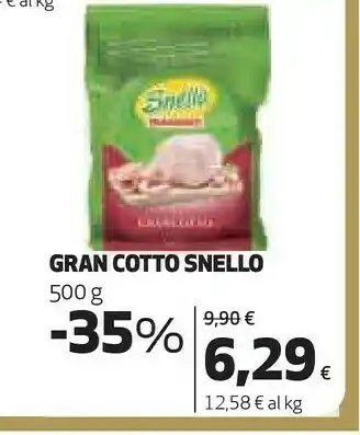 Coop Rovagnati Gran Cotto Snello offerta