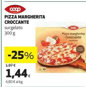 Coop Coop Pizza Margherita Croccante offerta