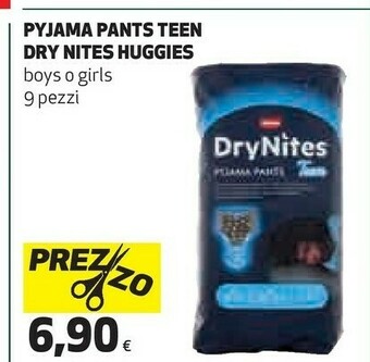 Coop Huggies Pyjama Pants Teen Dry Nites Boys offerta