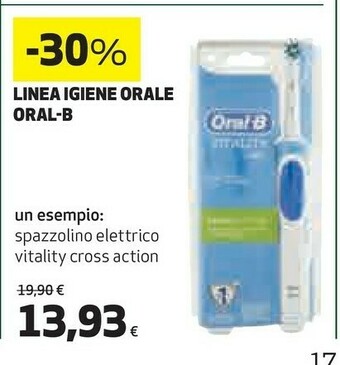 Coop Oral-B Spazzolino Elettrico Vitality 100 CrossAction offerta