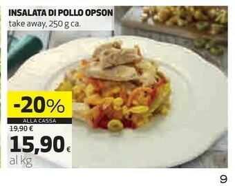 Coop Insalata Di Pollo Opson offerta