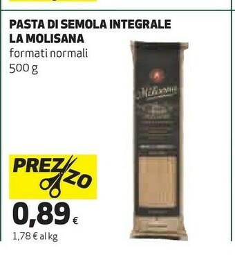 Coop La Molisana Spaghetti Integrali offerta