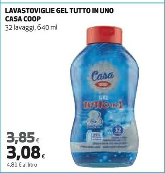 Coop Coop Lavastoviglie Gel Tutto In Uno Casa offerta