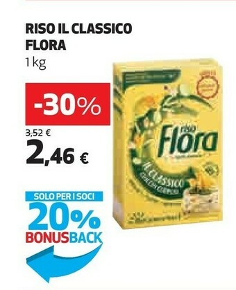 Coop Flora Riso Il Classico offerta
