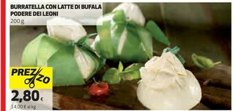 Podere Dei Leoni Burratella Con Latte Di Bufala
