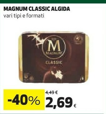 Coop Algida Magnum Classic offerta