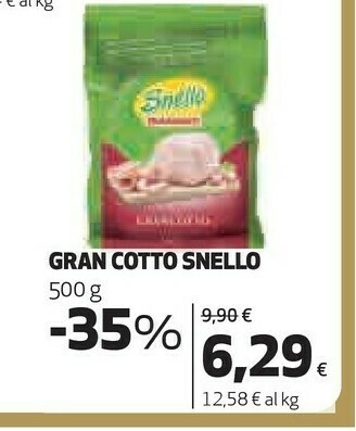 Coop Rovagnati Gran Cotto Snello offerta