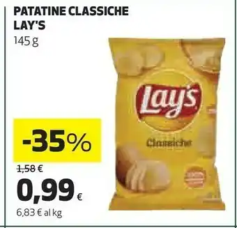 Coop Lays Patatine Classiche offerta
