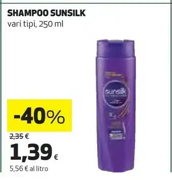 Coop Sunsilk Shampoo Lisci Cappel offerta