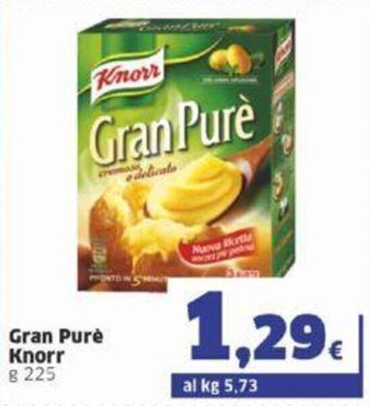 Sigma Knorr Gran Purè g 225 offerta
