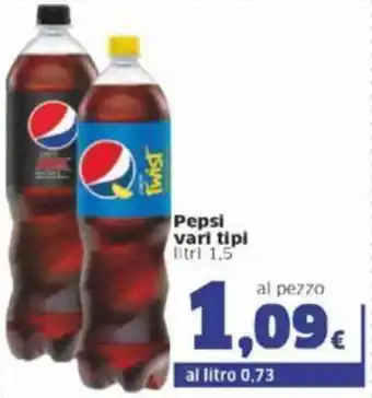 Sigma Pepsi vari tipi litri 1,5 offerta