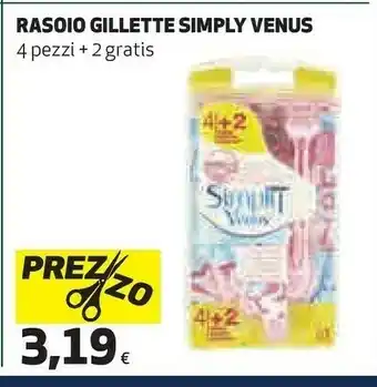 Coop Gillette Venus Simply Rasoio offerta