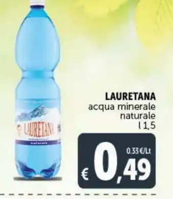 Lauretana acqua minerale naturale 1,5 L
