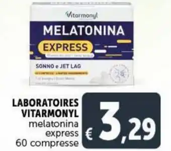 Vitarmonyl Laboratoires melatonina express 60 compresse
