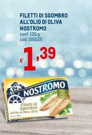 Metro Nostromo Tonno offerta