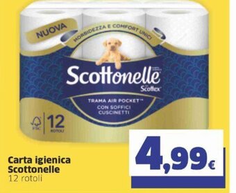 Sigma Scottonelle Carta igienica 12 rotoli offerta