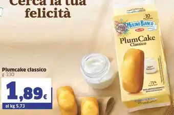 Sigma Mulino Bianco Plumcake classico g 330 offerta