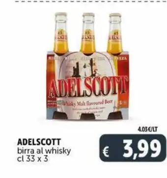 Adelscott birra al whisky 33 cl x 3