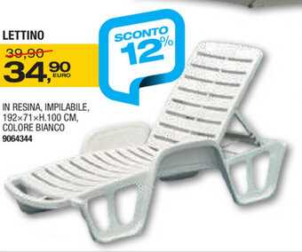 Bricofer Lettino offerta