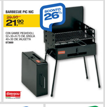 Bricofer Barbecue Pic Nic offerta