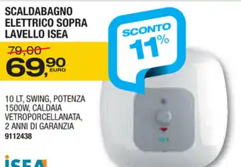 Bricofer Scaldabagno Elettrico Sopra Lavello Isea offerta