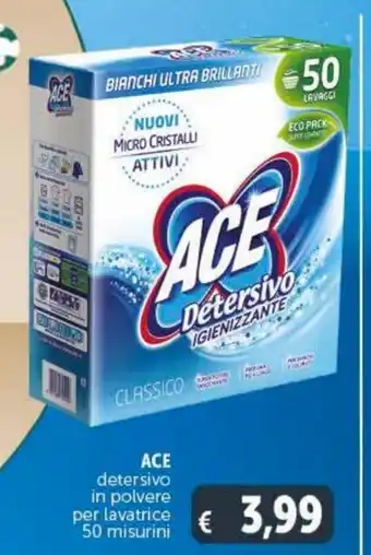 Deco Maxistore ACE detersivo in polvere per lavatrice 50 misurini offerta