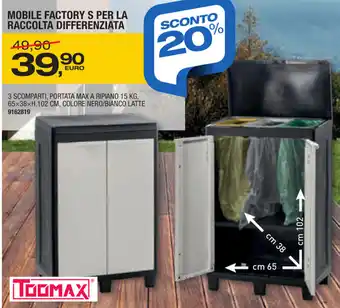 Bricofer Mobile factory S Per La Raccolta Differenziata offerta