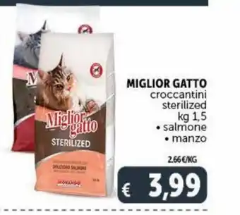 Miglior Gatto croccantini sterilized 1,5 kg salmone manzo