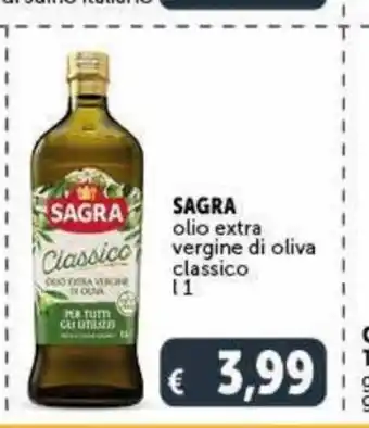Deco Maxistore Sagra olio extra vergine di oliva classico 1 l offerta